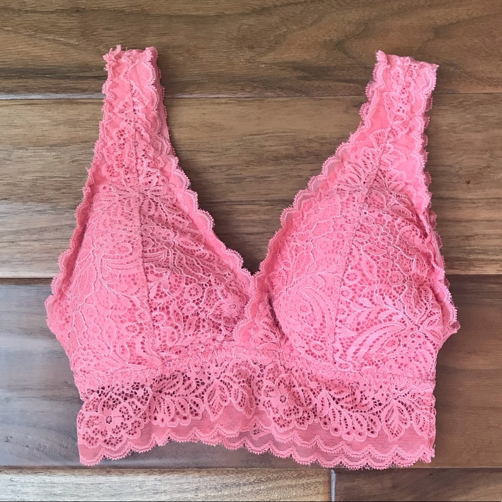 Pink Lace Bralette